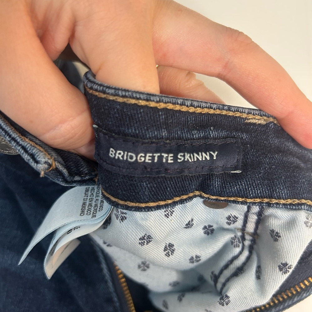 Lucky Brand Bridgette Skinny High Waist Dark Wash Skinny Jeans Size 29 - Picture 7 of 9